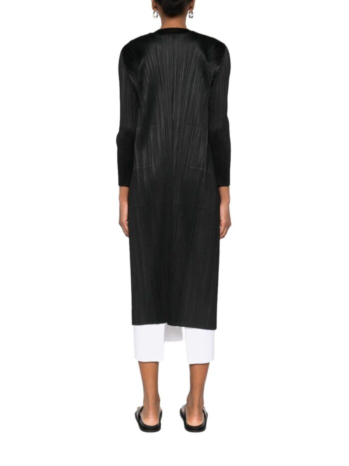 PLEATS PLEASE ISSEY MIYAKE LONG CARDIGAN