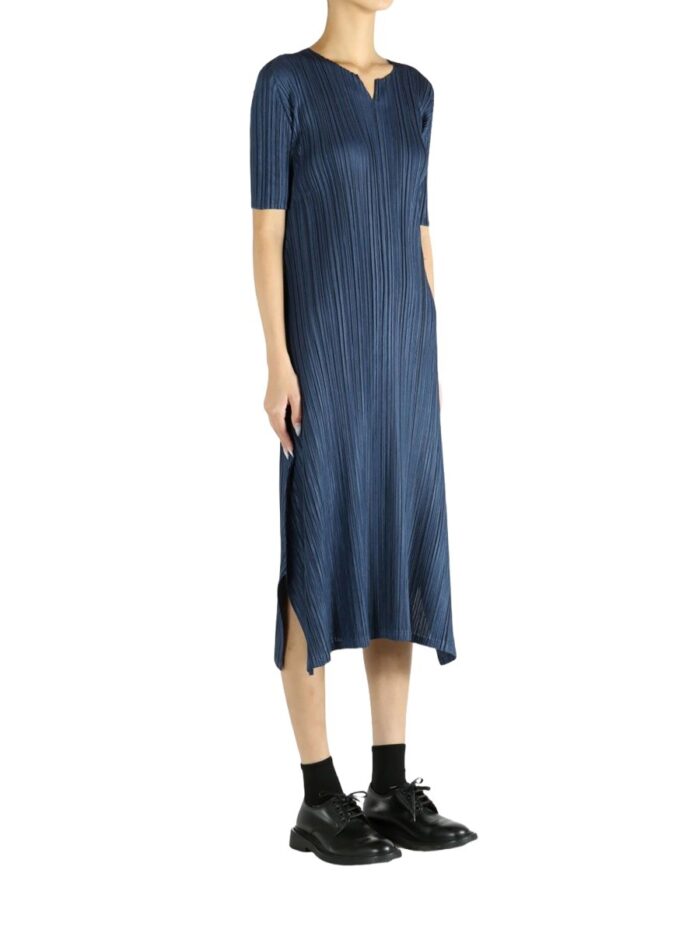 PLEATS PLEASE ISSEY MIYAKE "MELLOW PLEATS" MIDI DRESS