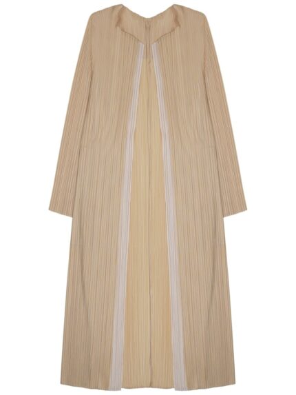 PLEATS PLEASE ISSEY MIYAKE Merry Bicolor Coat