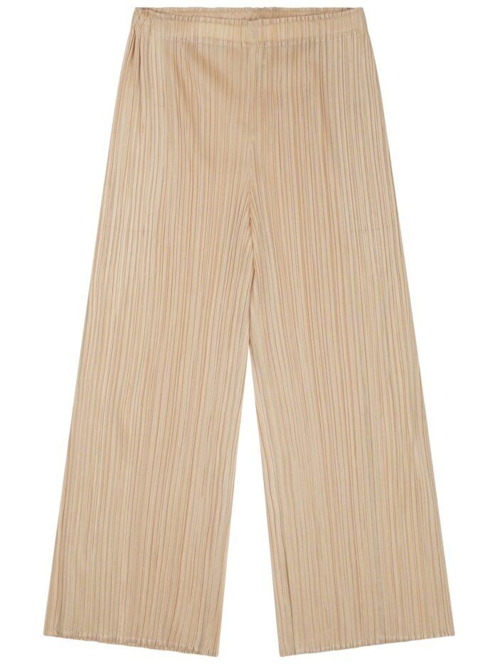 pleats please issey miyake merry bicolor trousers PLEATS PLEASE ISSEY MIYAKE Merry Bicolor Trousers