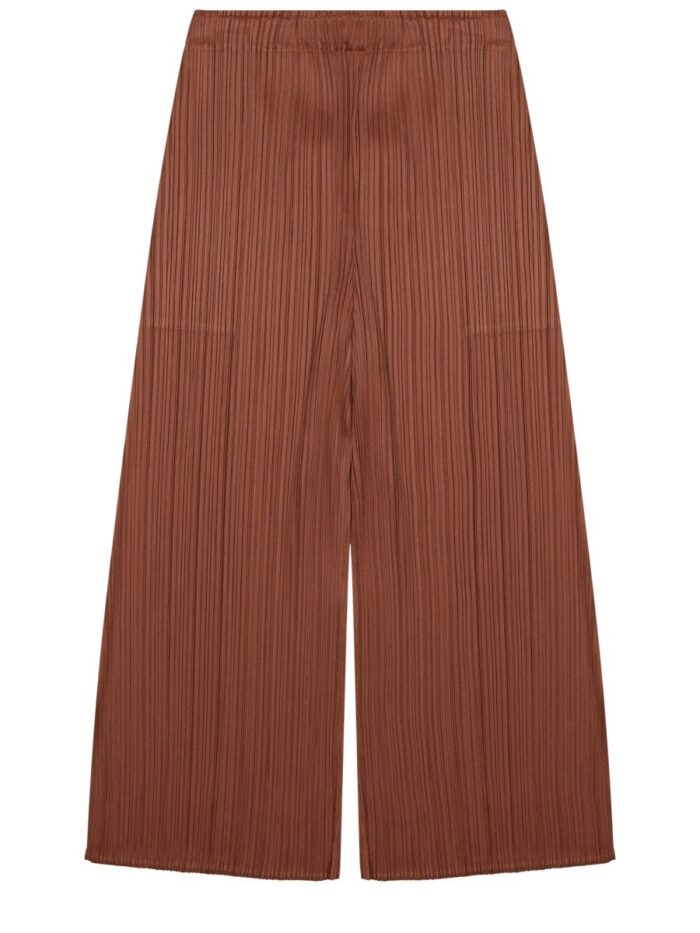 PLEATS PLEASE ISSEY MIYAKE PANTALONE PALAZZO "MONTHLY COLORS: MARCH"