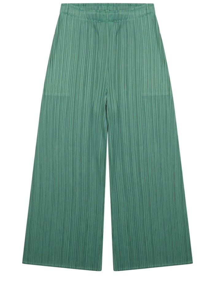 PLEATS PLEASE ISSEY MIYAKE PANTALONE PALAZZO "MONTHLY COLORS: MARCH"