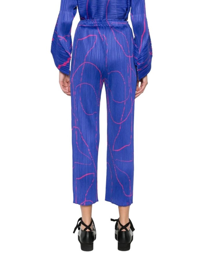 PLEATS PLEASE ISSEY MIYAKE PANTS WITH PRINT