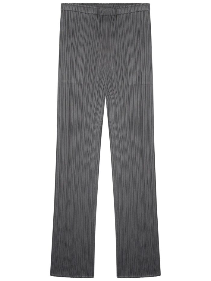 pleats please issey miyake straight trousers PLEATS PLEASE ISSEY MIYAKE Straight Trousers