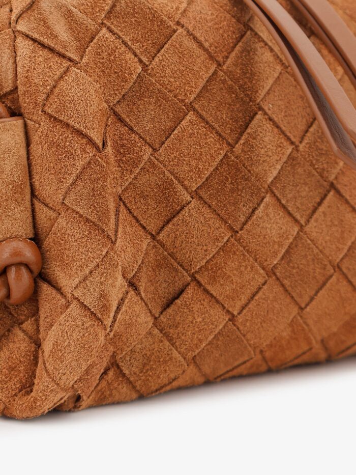 Bottega Veneta Pochette Concert Suede Crossbody Bag