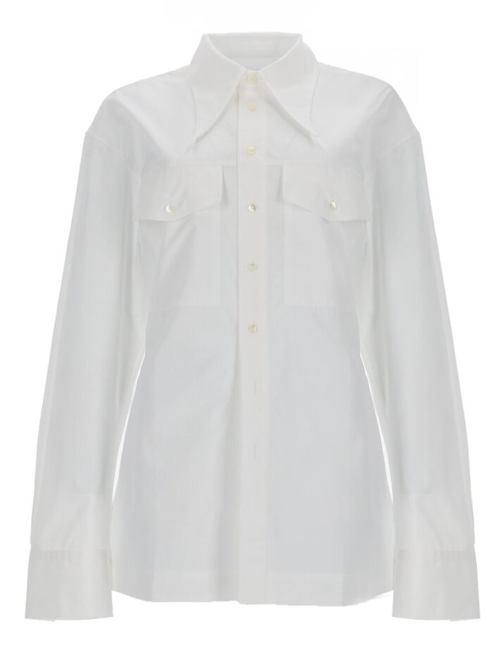 ami paris point collar shirt AMI PARIS POINT COLLAR SHIRT