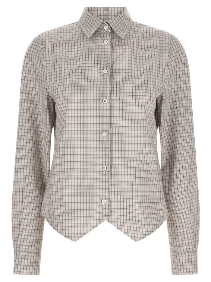 maison margiela pointed hem shirt Maison Margiela Pointed Hem Shirt
