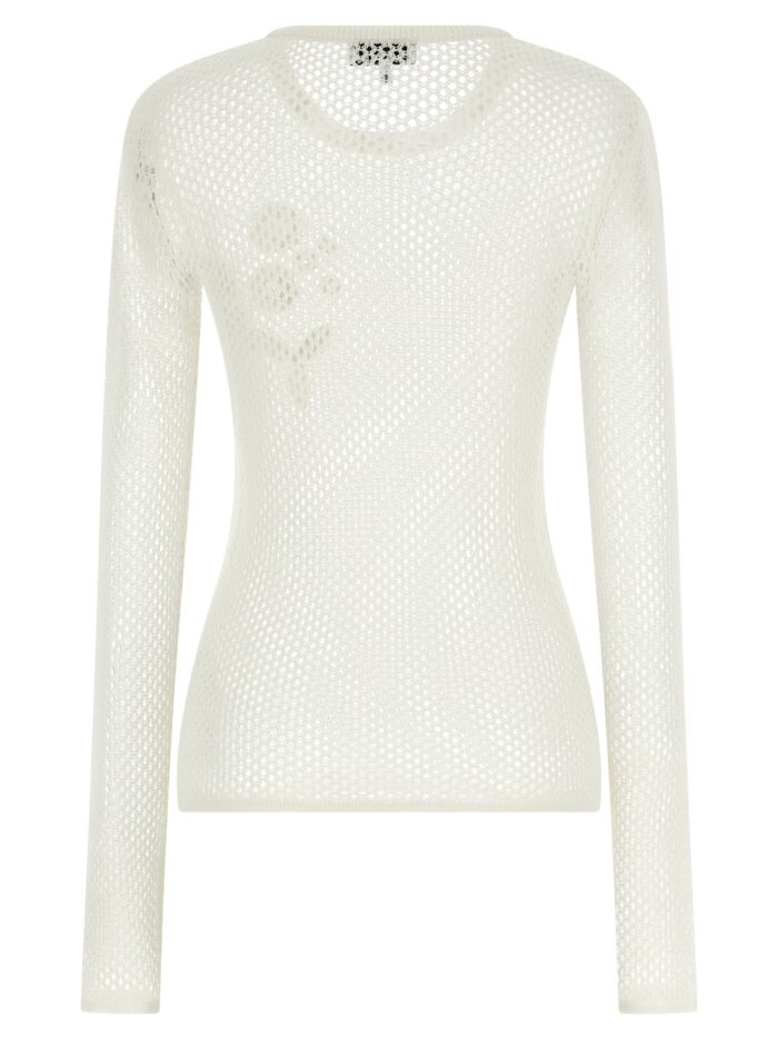 GANNI Pointelle Cotton Sweater