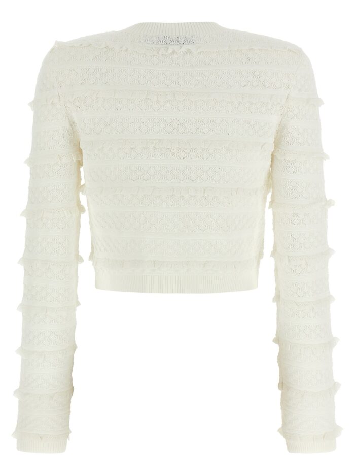 SELF PORTRAIT 'Pointelle Diamante' Cardigan