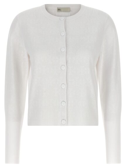 Tory Burch Pointelle Viscose Cardigan