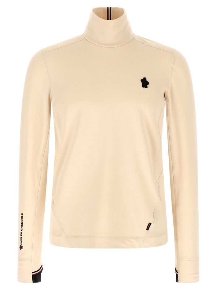 MONCLER GRENOBLE Polartec® Turtleneck Sweater White
