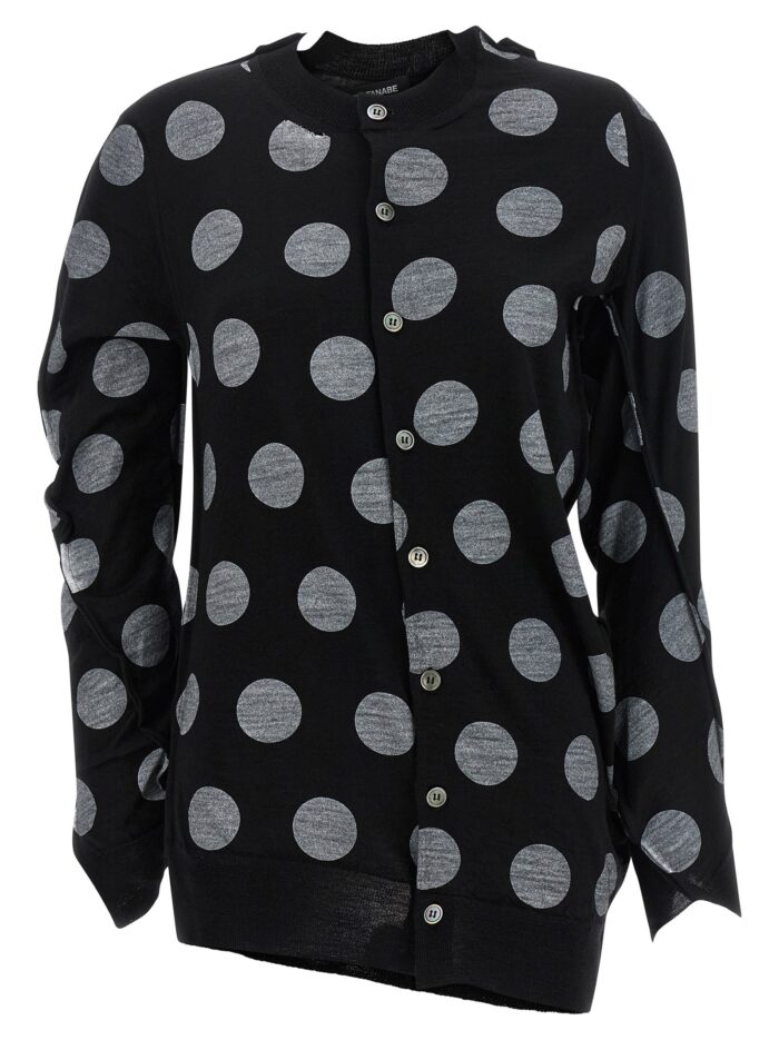 junya watanabe polka dot maxi cardigan JUNYA WATANABE Polka Dot Maxi Cardigan