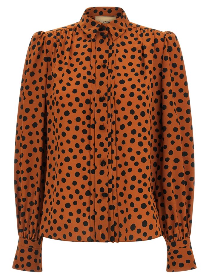 valentino garavani polka dot print shirt Valentino Garavani Polka Dot Print Shirt