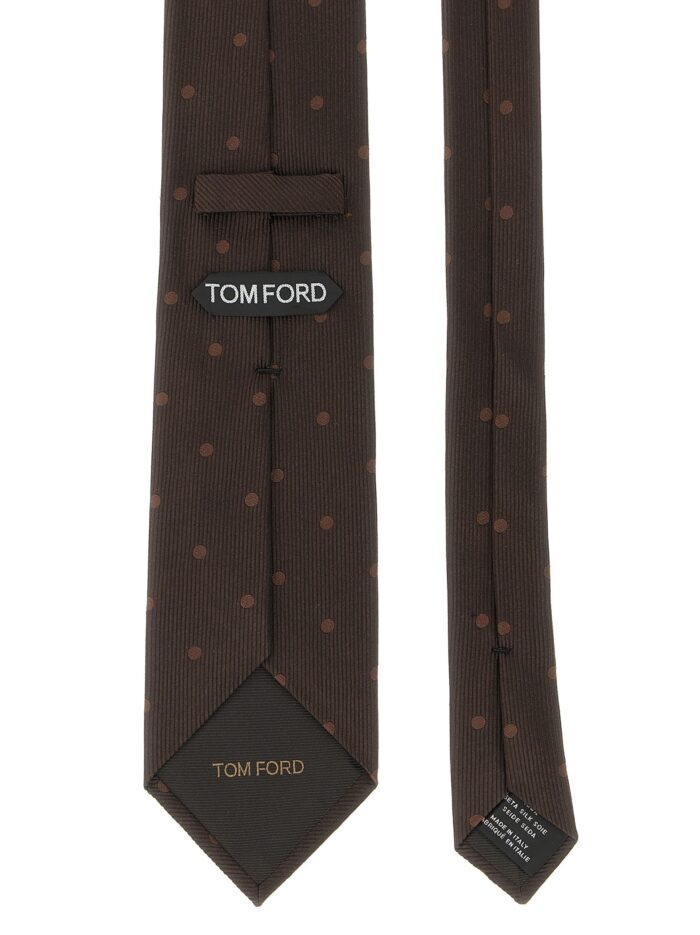 TOM FORD Polka Dot Silk Tie