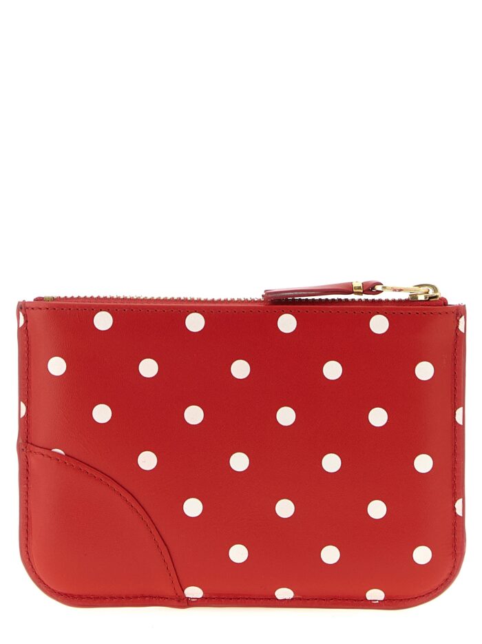 COMME DES GARCONS WALLET Polka Dots Printed Card Holder