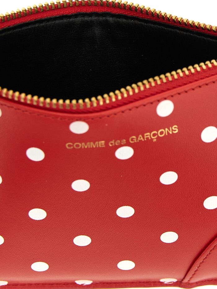COMME DES GARCONS WALLET Polka Dots Printed Card Holder
