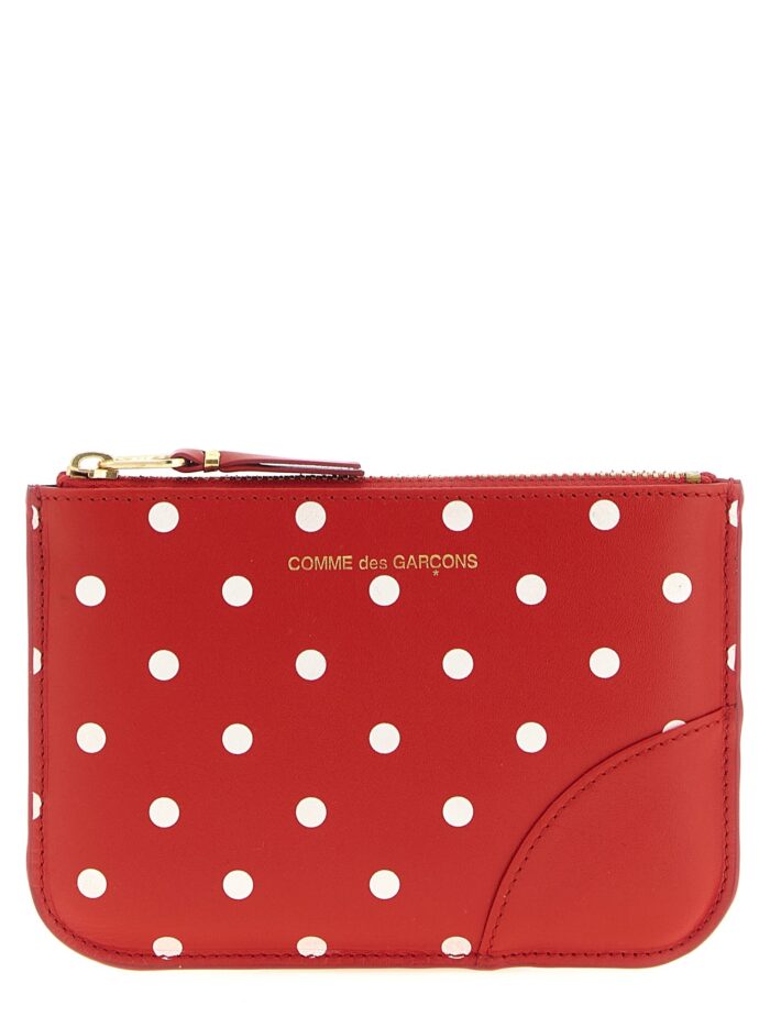 comme des garcons wallet polka dots printed card holder COMME DES GARCONS WALLET Polka Dots Printed Card Holder