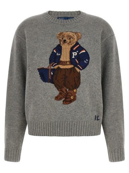 Polo Ralph Lauren 'Polo Bear' Intarsia Sweater