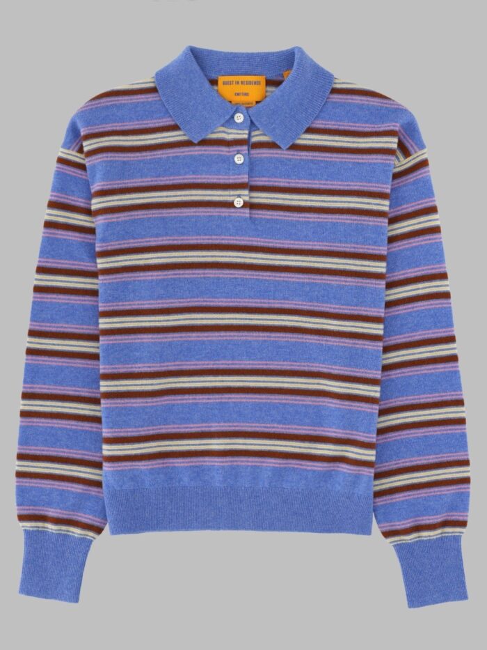 GUEST IN RESIDENCE POLO "COLLEGIATE" IN MAGLIA DI CASHMERE