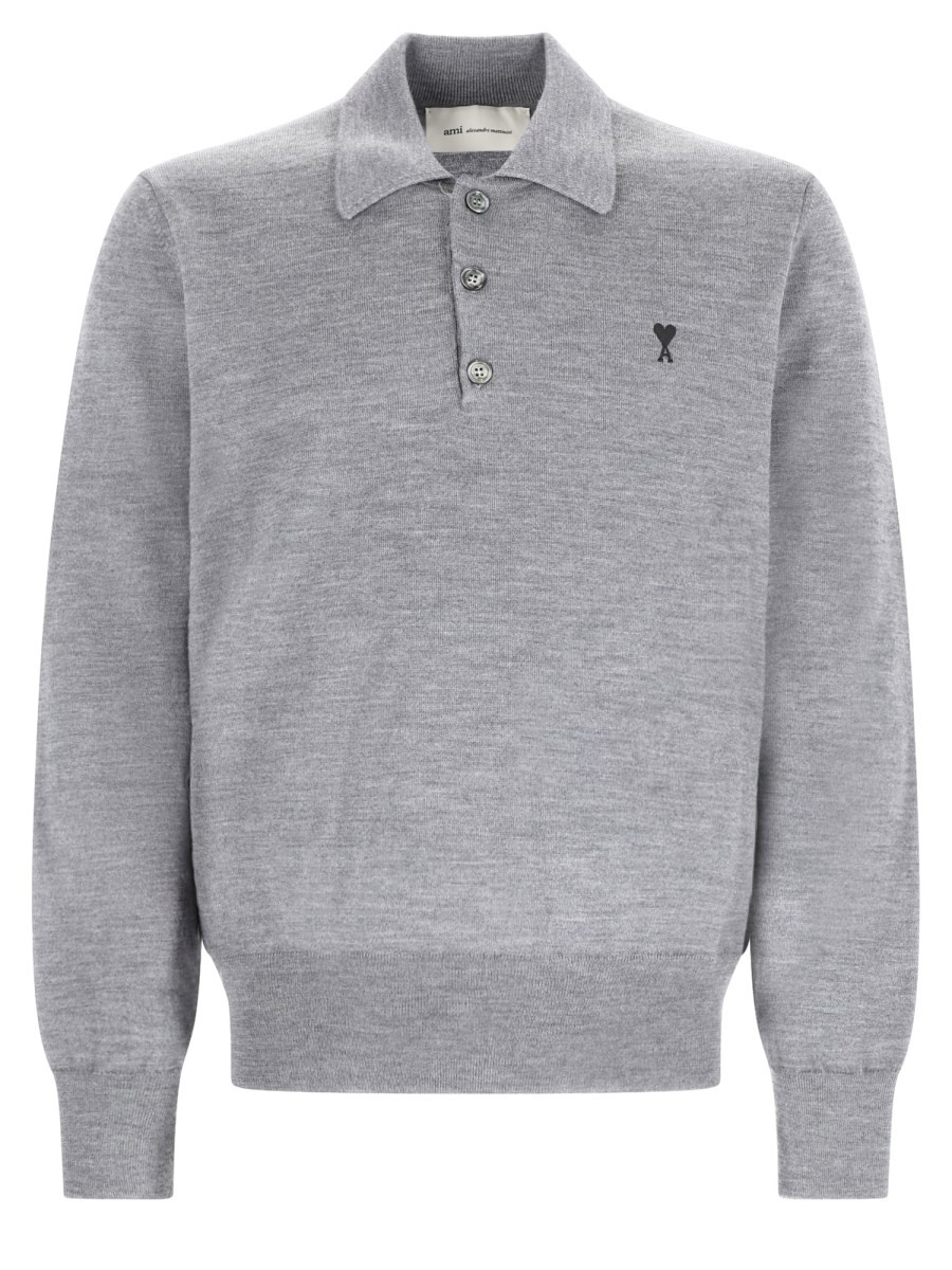 AMI PARIS Polo Con Logo