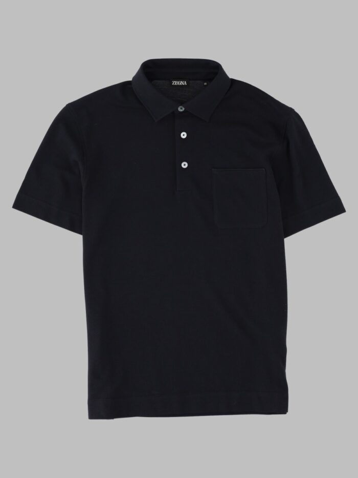 zegna polo in cotone Zegna Polo In Cotone