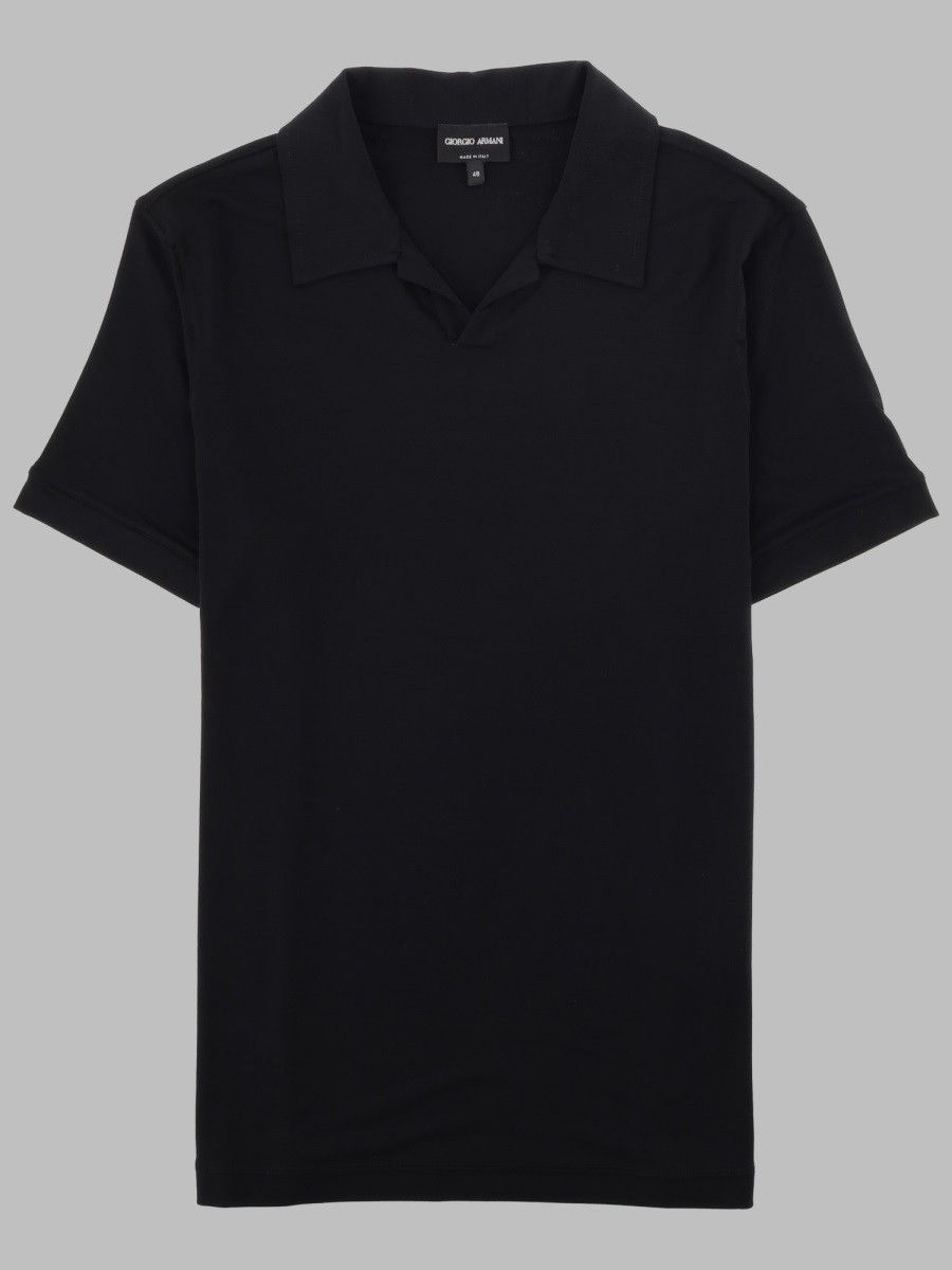 Giorgio Armani POLO IN JERSEY DI VISCOSA STRETCH