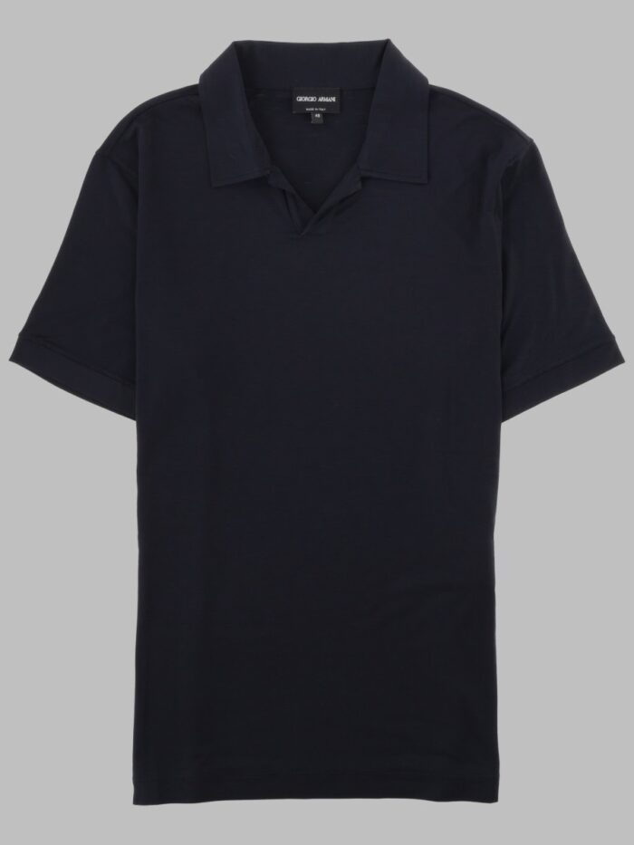 giorgio armani polo in jersey di viscosa stretch Giorgio Armani POLO IN JERSEY DI VISCOSA STRETCH