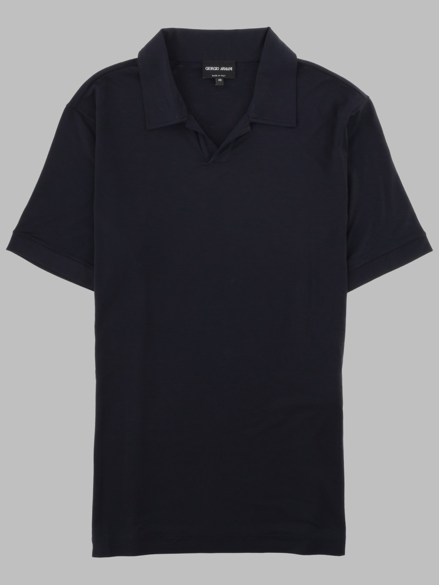 Giorgio Armani POLO IN JERSEY DI VISCOSA STRETCH