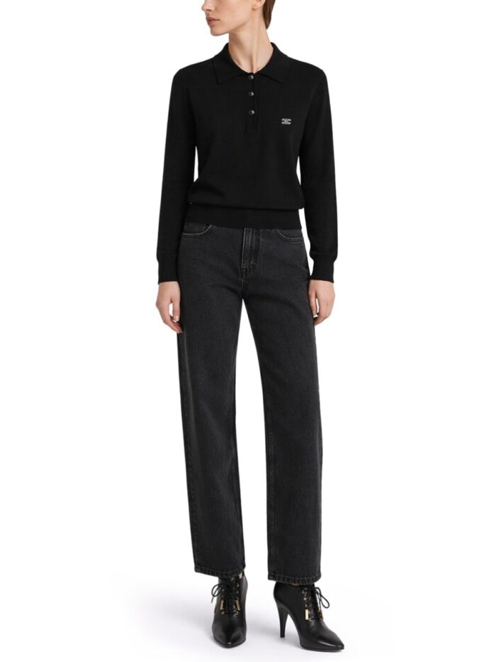 Celine POLO IN MAGLIA CON LOGO