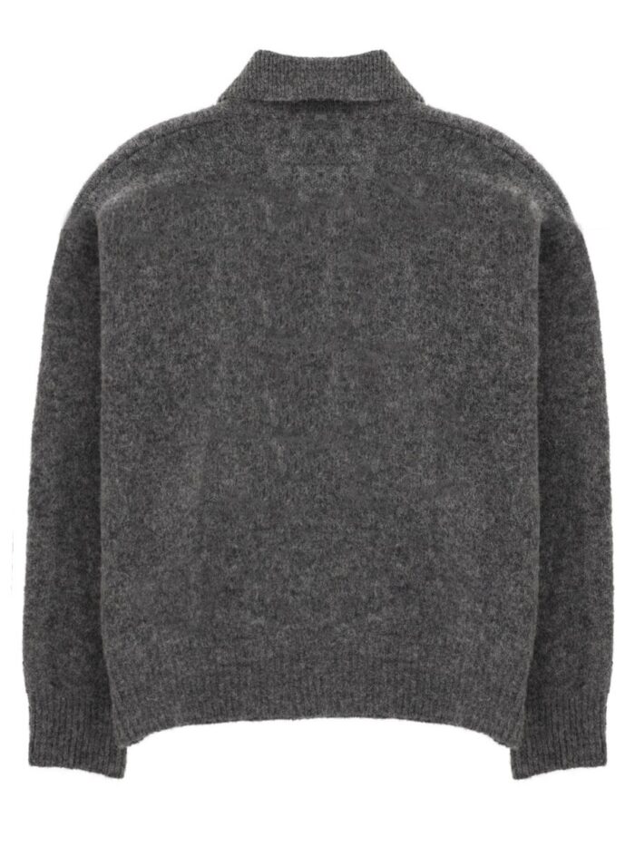 AMI PARIS Polo In Maglia Con Logo Ricamato