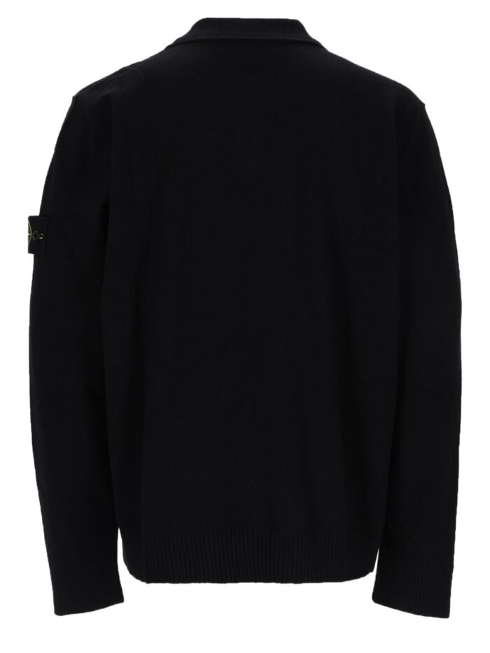 Stone Island POLO IN MAGLIA CON PATCH LOGO