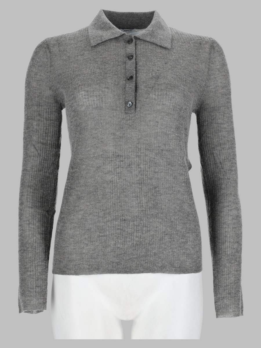 ASPESI Polo In Maglia Di Lana
