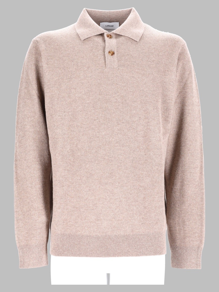 Lardini Polo In Maglia Di Lana E Cashmere