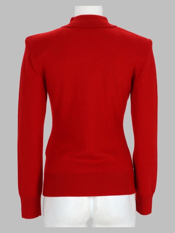 ROTATE Polo In Maglia Di Lana Merino E Cashmere
