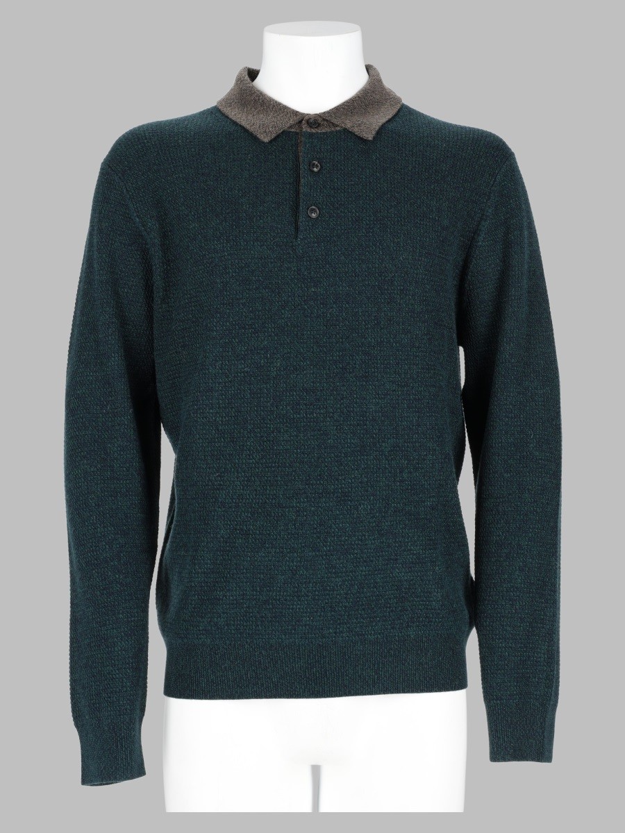 PAUL SMITH Polo In Maglia Di Lana Misto Seta
