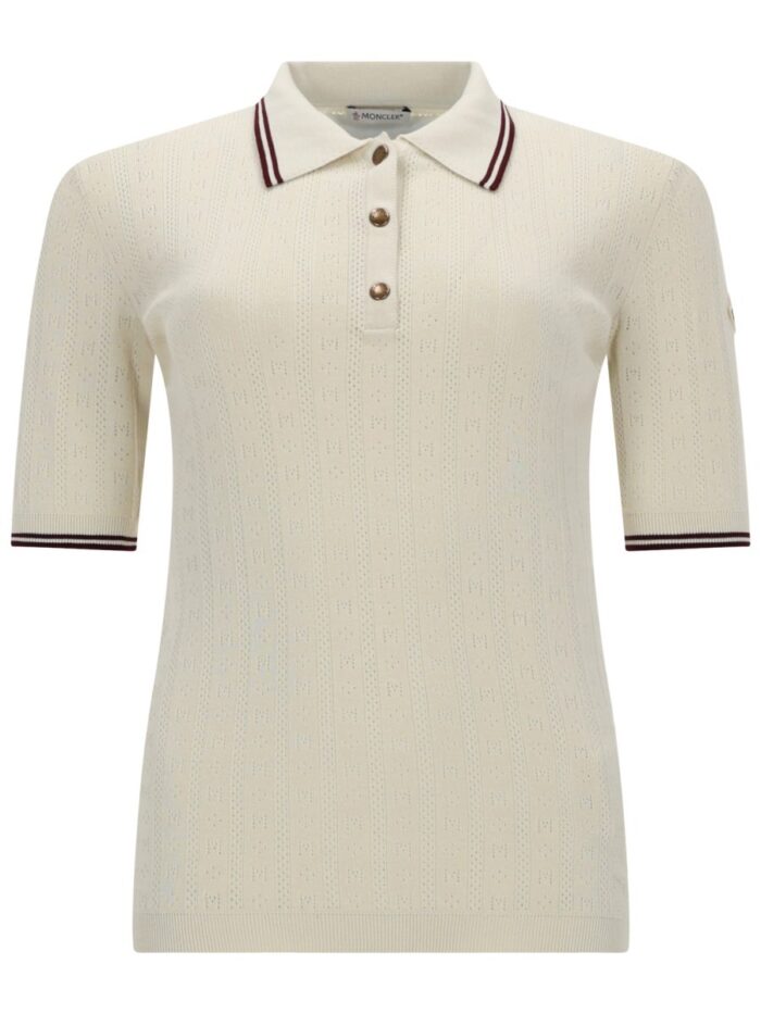 moncler polo in maglia Moncler POLO IN MAGLIA