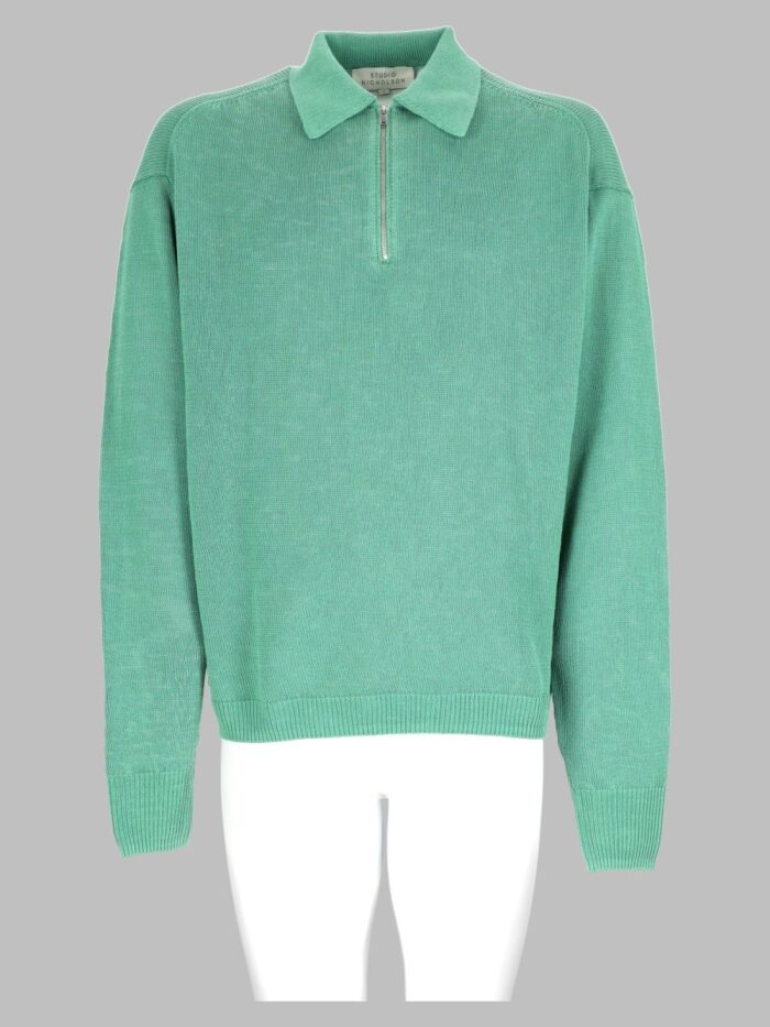 STUDIO NICHOLSON Polo In Maglia In Filato Di Carta