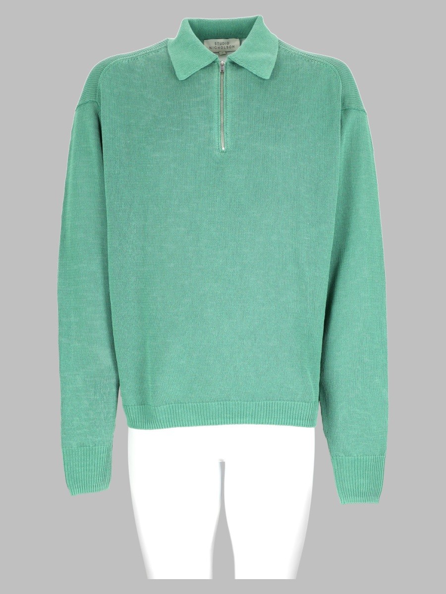 STUDIO NICHOLSON Polo In Maglia In Filato Di Carta