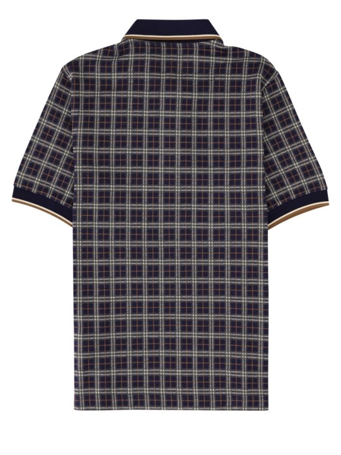 Burberry Polo In Misto Cotone Check