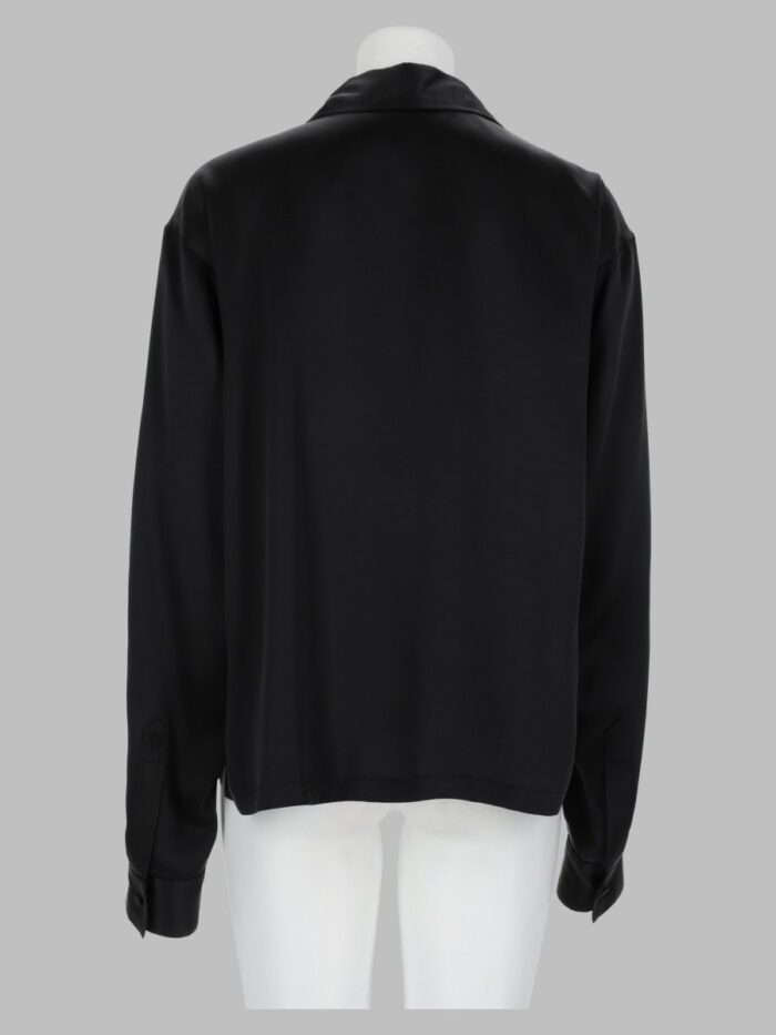 TOM FORD Polo In Raso Di Seta Stretch Con Logo
