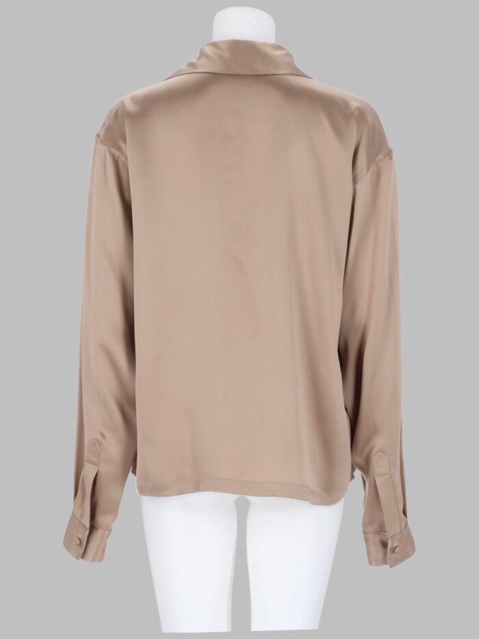 TOM FORD POLO IN SATIN DI SETA