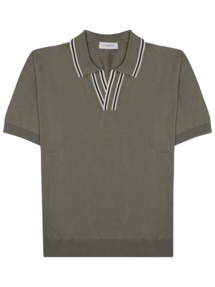 PAOLO PECORA MILANO POLO IN SETA MISTO COTONE