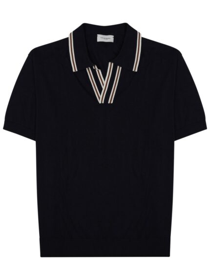 PAOLO PECORA MILANO POLO IN SETA MISTO COTONE