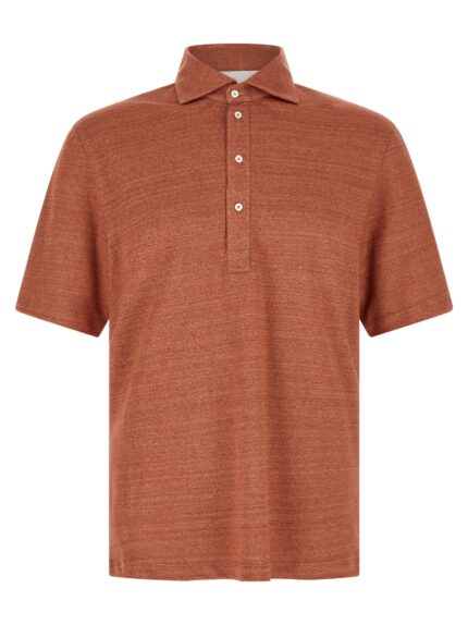 Brunello Cucinelli Polo Jersey Mélange