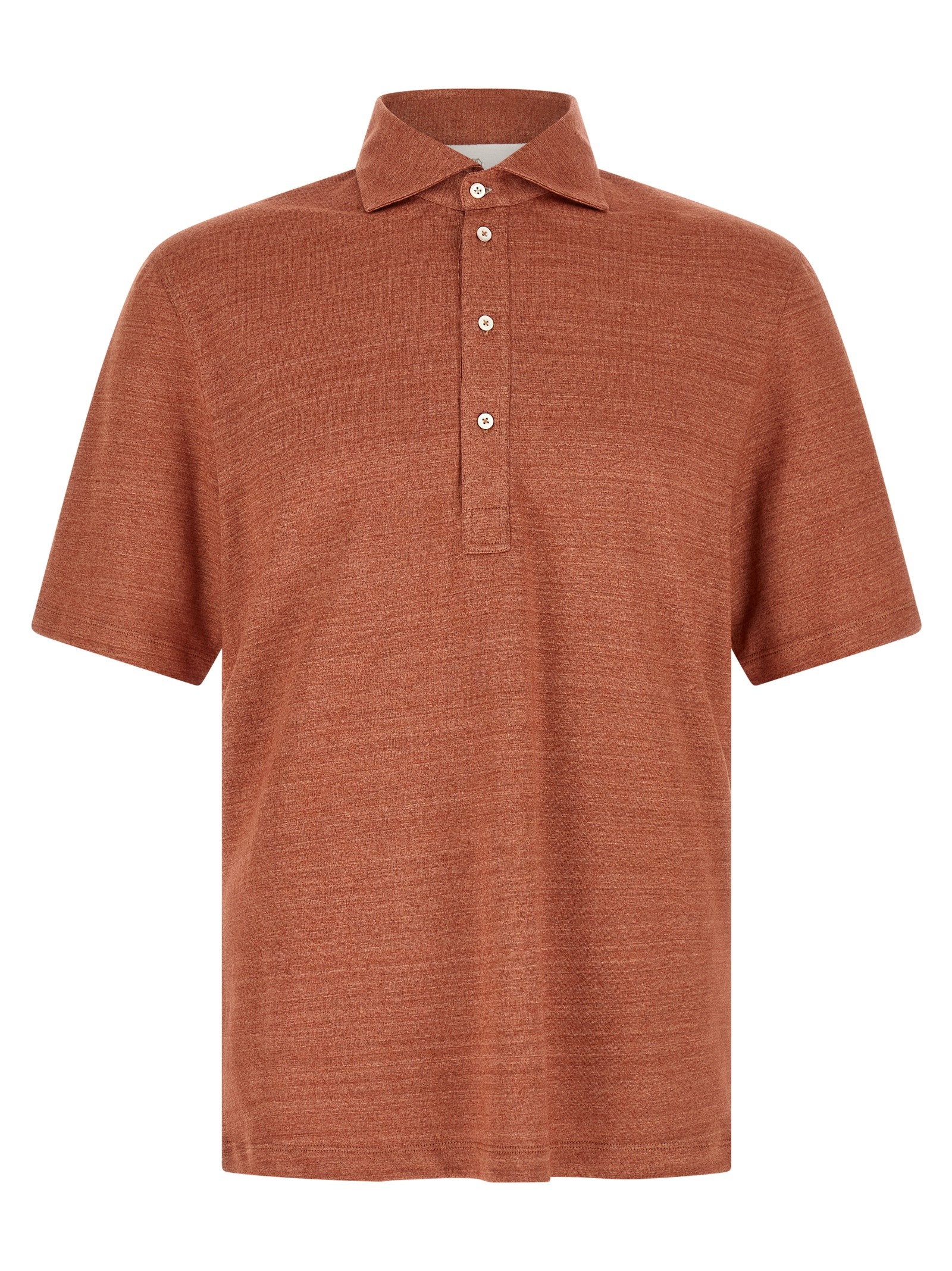 Brunello Cucinelli Polo Jersey Mélange