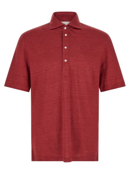 Brunello Cucinelli Polo Jersey Mélange