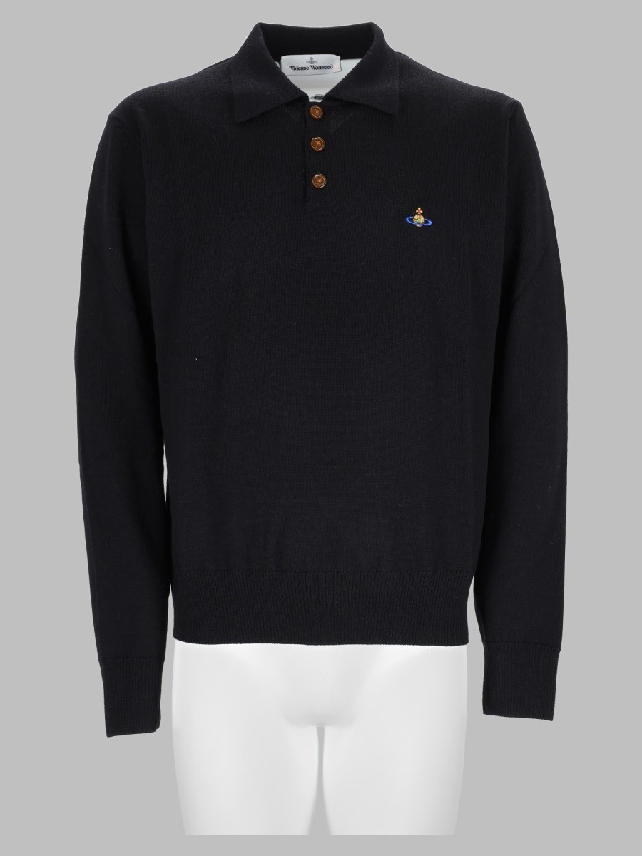 Vivienne Westwood Polo "Mark" In Maglia Di Lana