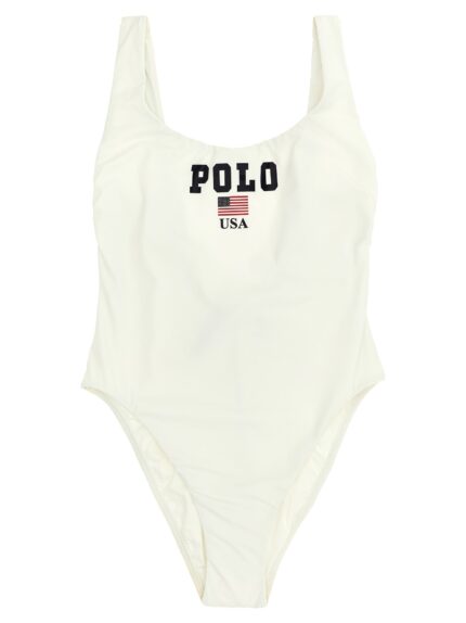 Polo Ralph Lauren 'Polo' One-piece Swimsuit