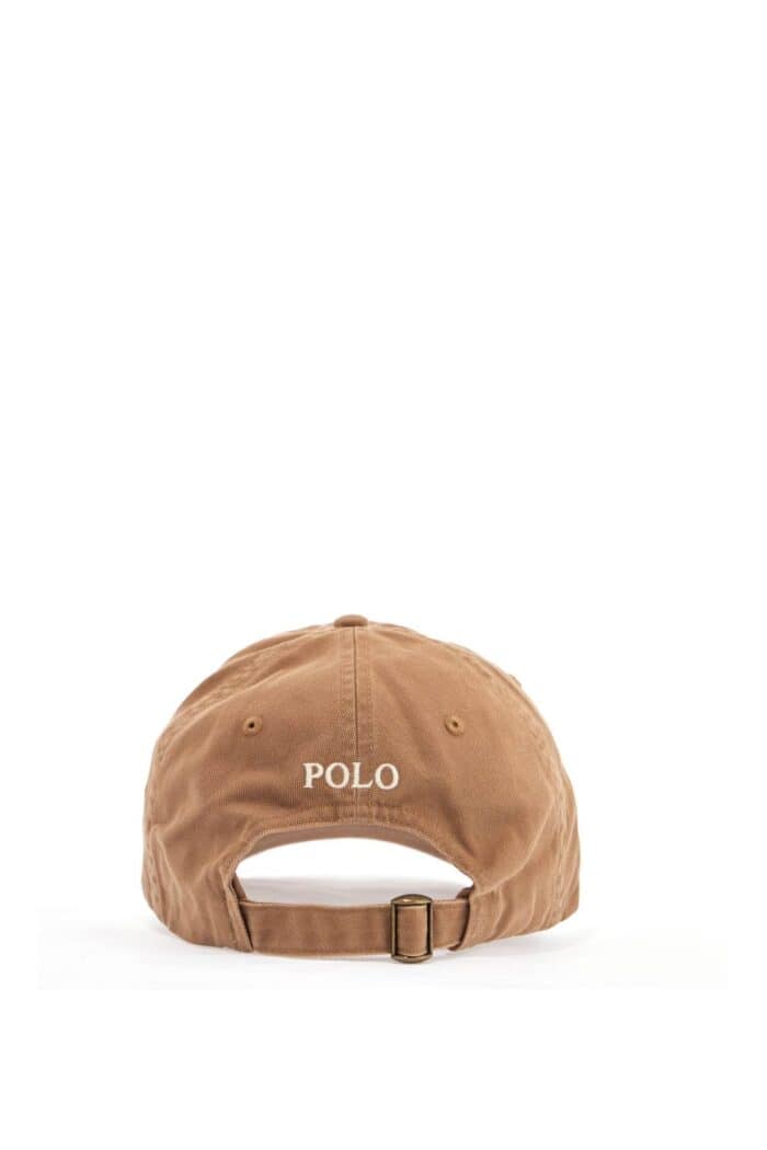 POLO RALPH LAUREN Adjustable Curved Brim Beige Sports Cap