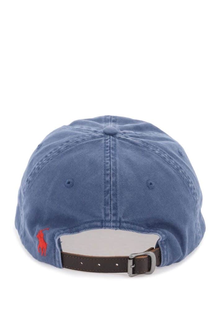 POLO RALPH LAUREN Baseball Cap In Twill With Embroidered Flag